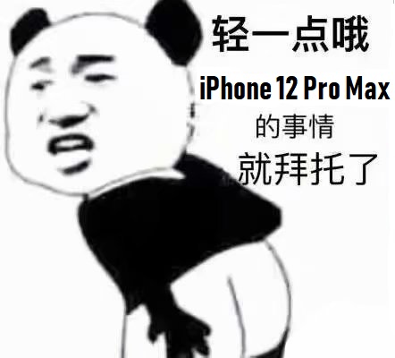 轻一点哦_iPhone_12_Pro_Max的事情就拜托了-熊猫头,交易,iphone