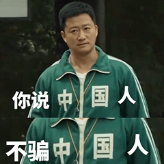 吴京穿着中国两字的衣服：你说中国人不骗中国人-吴京表情包