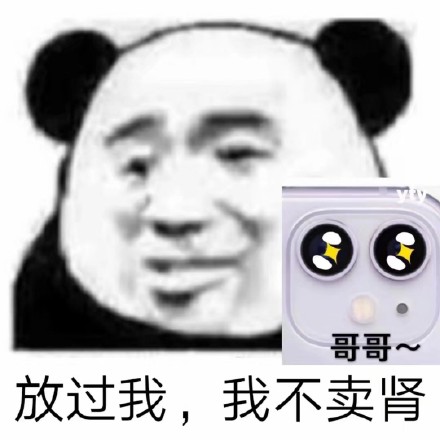 熊猫头：放过我，我不卖肾（iphone）-放过我,熊猫头,搞笑