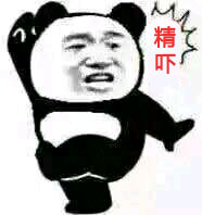 熊猫头惊了表情-精吓-熊猫头,吃惊,惊了